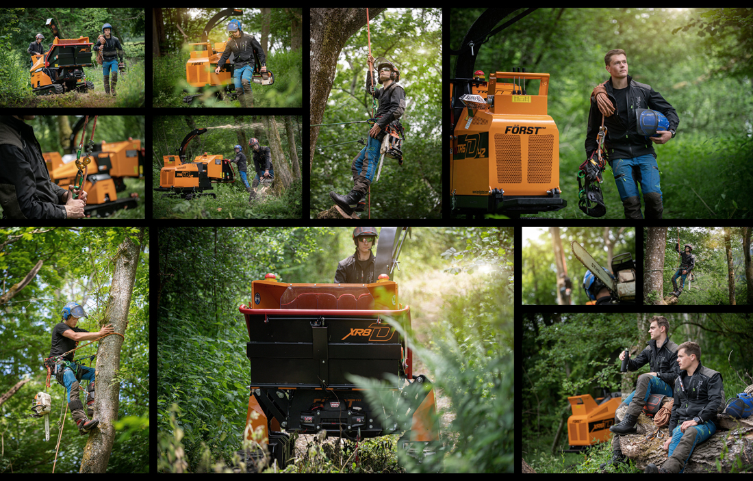 woodchipper photography in studio, forst, woodchipper, studio photography, professional photograph, commercial photography, tim wallace